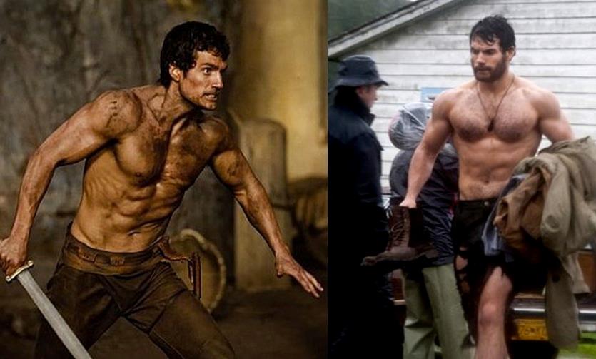 Henry Cavill Super-Jacked Next To Superman!