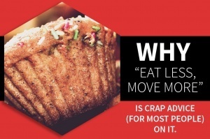 eat less move more